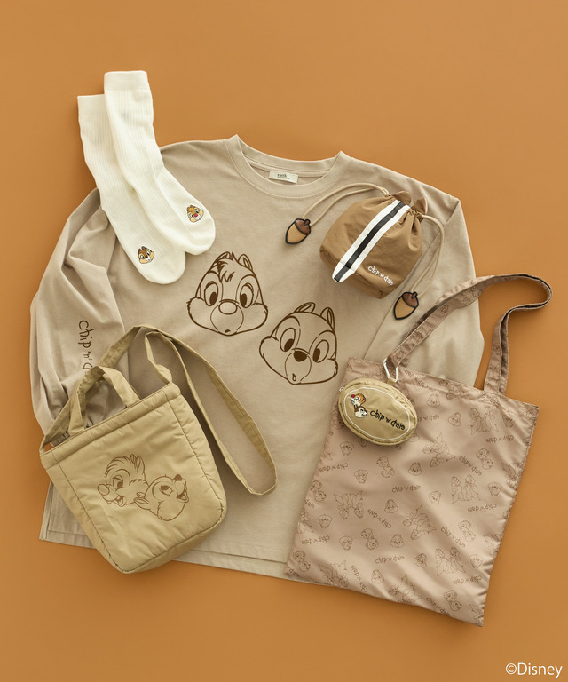 チップ＆デールVer.「earth music&ecology Mickey＆Friends Collection」