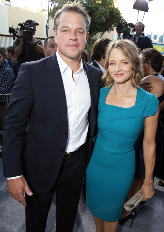 マット・デイモン＆ジョディ・フォスター『エリジウム』／PHOTO BY：SPE,Inc.／Eric Charbonneau／(C) 2013 Le Studio. All Rights Reserved. **ALL IMAGES ARE PROPERTY OF SONY PICTURES ENTERTAINMENT INC. FOR PROMOTIONAL USE ONLY. SALE, DUPLICATION OR TRANSFER OF THIS MATERIAL IS STRICTLY PROHIBITED.