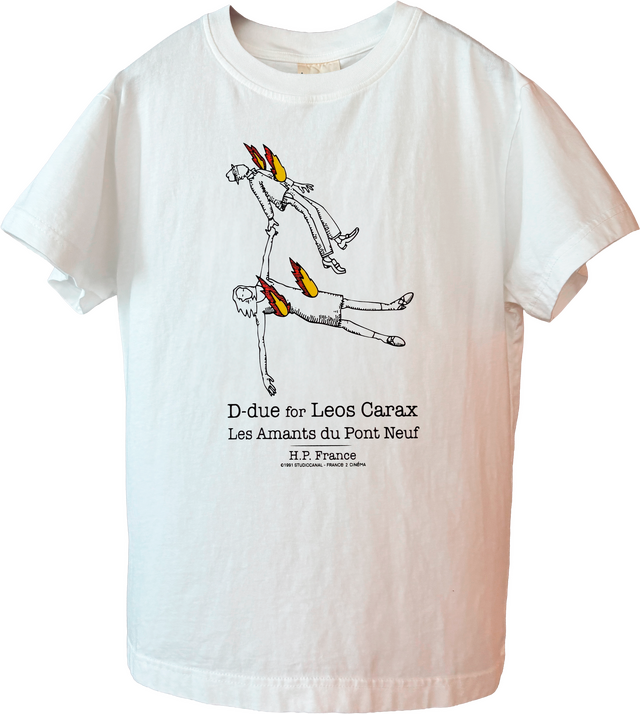 レオス・カラックス『ポンヌフの恋人』コラボ T-シャツ