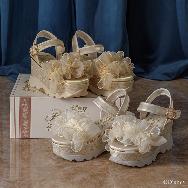 『美女と野獣』コレクション ドレスアップスポーツサンダル