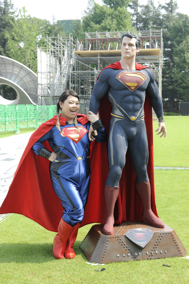 スーパーマン★直美／『マン・オブ・スティール』 in ミッドパーク アスレチック -東京空中散歩-