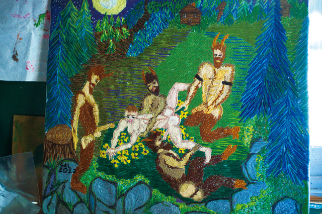 『ドランクヌードル』© 2025 Lucio Castro Inc.