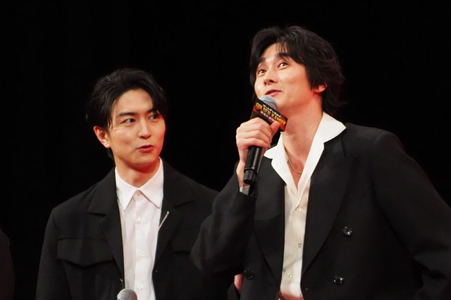 稲葉友、柳俊太郎『ゴールデンカムイ 網走監獄襲撃編』完成披露試写会