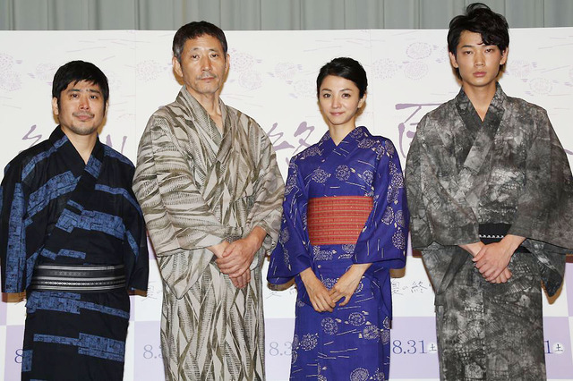 『夏の終り』の完成披露試写会／熊切和嘉監督＆小林薫さん＆満島ひかりさん＆綾野剛さん