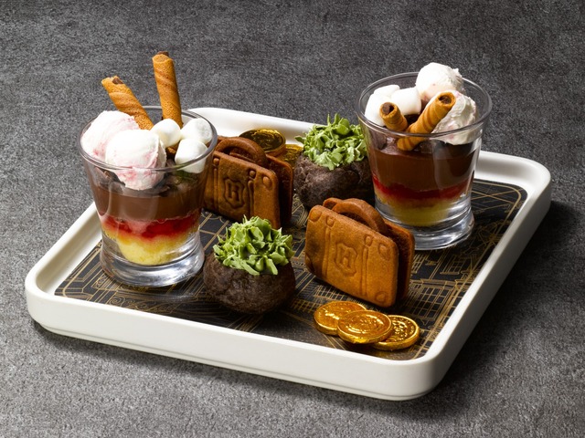 ダイアゴン横丁の買い物リストアフタヌーンティー／「ホグワーツからの招待状」限定メニュー