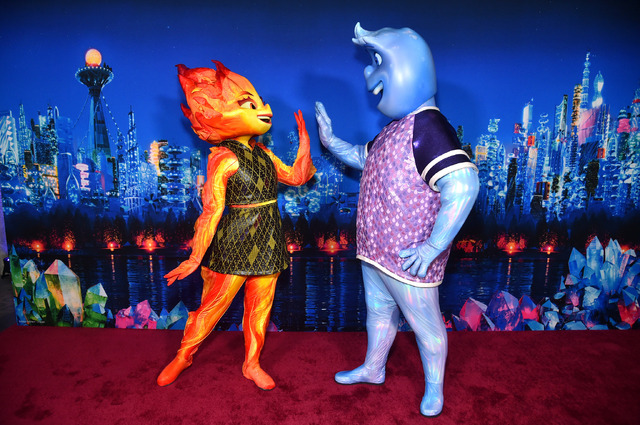 エンバー、ウェイド『マイ・エレメント』Photo by Alberto E. Rodriguez/Getty Images for Disney