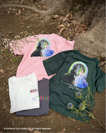 アクリルキーホルダー付 WICKEDコラボTシャツ (Q11125)