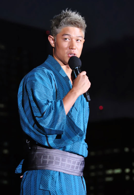 鈴木亮平／映画『ガッチャマン』プレミア花火イベント