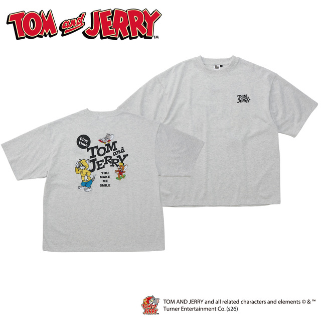 トムとジェリー後ろ半袖Ｔシャツ
