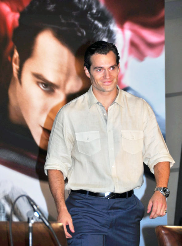 ヘンリー・カビル／『マン・オブ・スティール』来日会見
