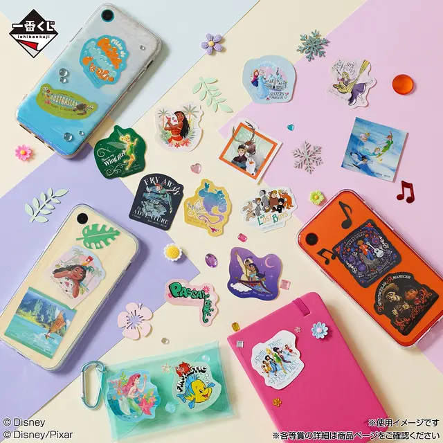 G賞　 クリアブックマーク＆ステッカーセット© Disney© Disney/Pixar