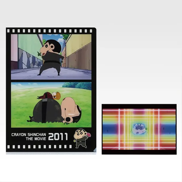 I賞 クリアファイル＆ポストカードセット -2009～2025-©臼井儀人／双葉社・シンエイ・テレビ朝日・ＡＤＫ 1993-2025