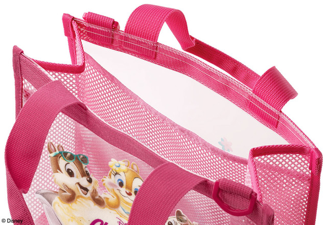 チップ＆デール/クリアメッシュバッグ　2,090円(本体価格1,900円)