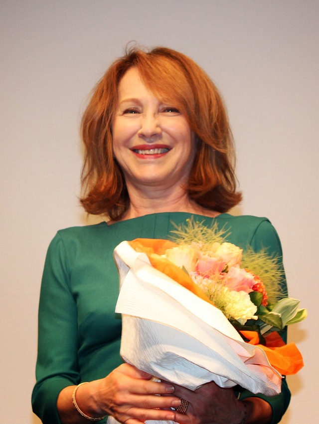 「フランス映画祭2013」オープニングセレモニーに出席したナタリー・バイ