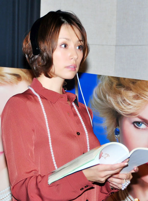 米倉涼子／映画『ダイアナ』アフレコ取材