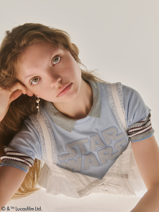 【STAR WARS™】アップリケロゴTシャツ