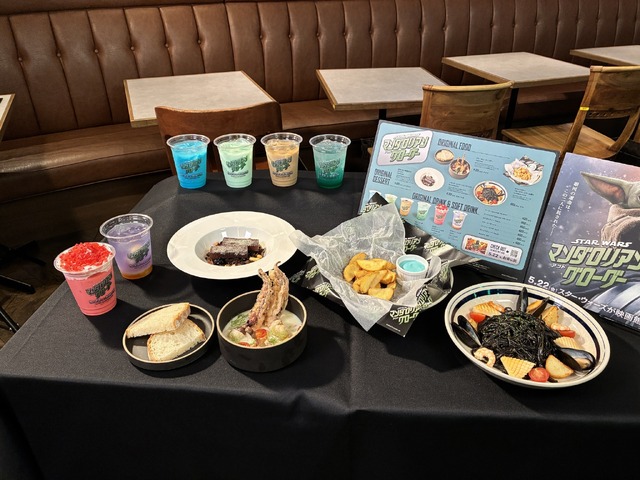 SHIBUYA TSUTAYA COLLABORATION CAFÉ inspired by スター・ウォーズ／マンダロリアン・アンド・グローグー  フード＆ドリンク