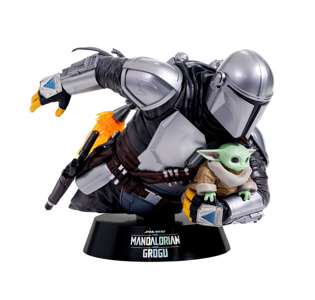 A賞マンダロリアン&グローグー スタチューフィギュア／© & ™ Lucasfilm Ltd.