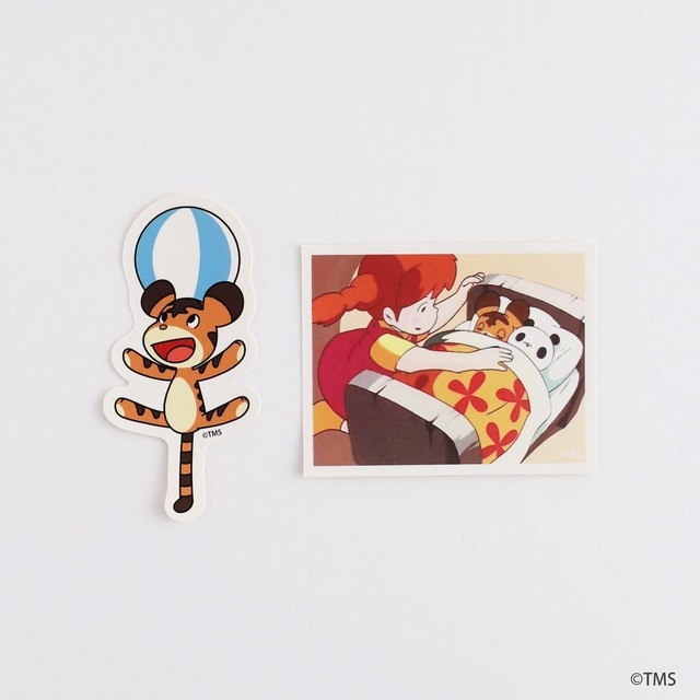 「パンダコパンダ」ステッカーセット　各￥550 (税込)