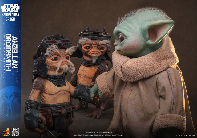 1/1スケールフィギュア　アンゼラ人（ドロイド修理屋）© & ™ Lucasfilm Ltd.