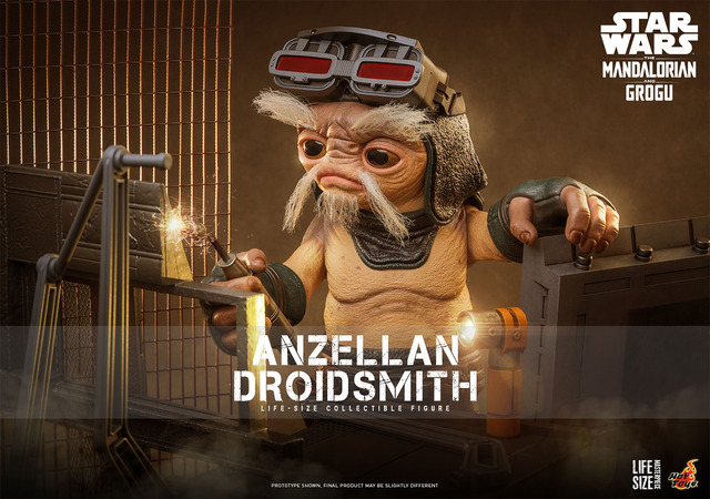 1/1スケールフィギュア　アンゼラ人（ドロイド修理屋）© & ™ Lucasfilm Ltd.