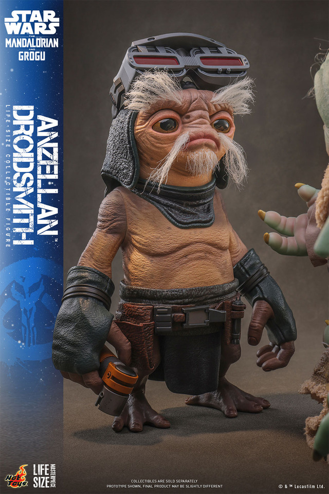 1/1スケールフィギュア　アンゼラ人（ドロイド修理屋）© & ™ Lucasfilm Ltd.