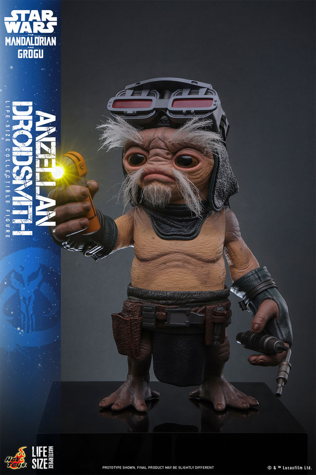 1/1スケールフィギュア　アンゼラ人（ドロイド修理屋）© & ™ Lucasfilm Ltd.