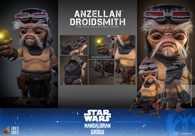 1/1スケールフィギュア　アンゼラ人（ドロイド修理屋）© & ™ Lucasfilm Ltd.