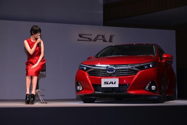 真木よう子／トヨタ『SAI』発表会