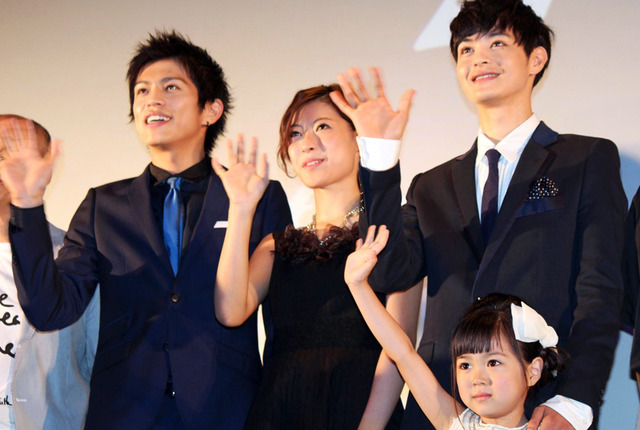 瀬戸康史＆山本裕典＆瀧本美織＆平澤宏々路ちゃん／『貞子3D2』初日舞台挨拶