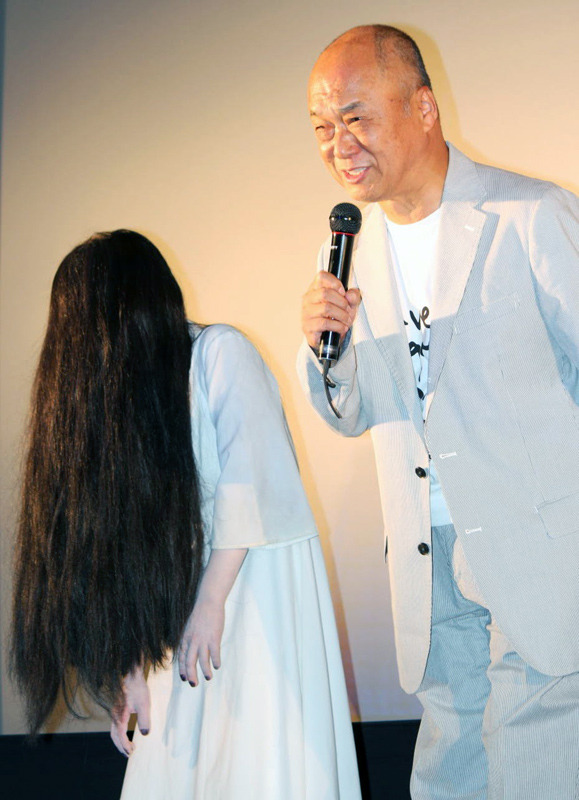 貞子＆田山涼成／『貞子3D2』初日舞台挨拶