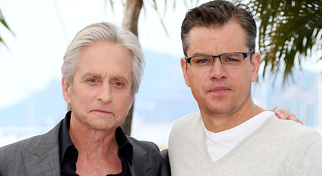マイケル・ダグラス＆マット・デイモン-(C) Getty Images