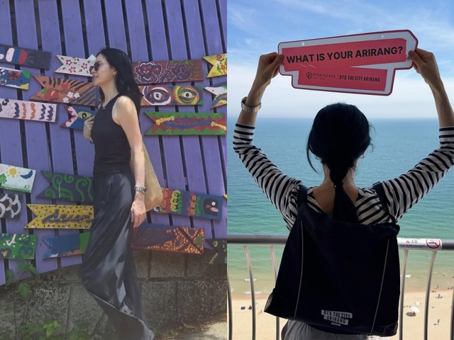 イ・ヨンエ、釜山で見せた飾らない美しさ！肩にかけた「BTSバッグ」にも注目【PHOTO】