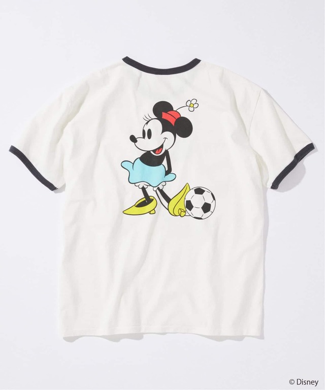 MICKEY MOUSE / ミッキー マウス 別注 サッカー プリント Tシャツ ©Disney
