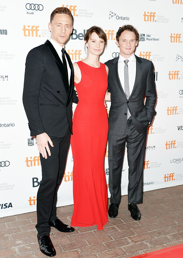 トム・ヒドルストン＆ミア・ワシコウスカ＆アントン・イェルチン／『Only Lovers Left Alive』 in 第38回トロント国際映画祭 -(C) Getty Images