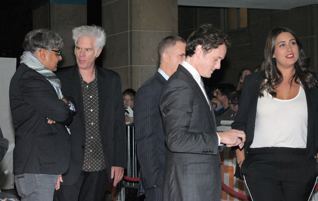 アントン・イェルチン＆ジム・ジャームッシュ監督／『Only Lovers Left Alive』 in 第38回トロント国際映画祭／Photo：Izumi Kakeya