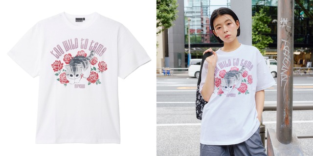 Tシャツ 　TOO WILD TO TAME©︎mofusand