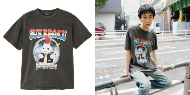 Tシャツ　ロックな助六 ©︎GOTTE