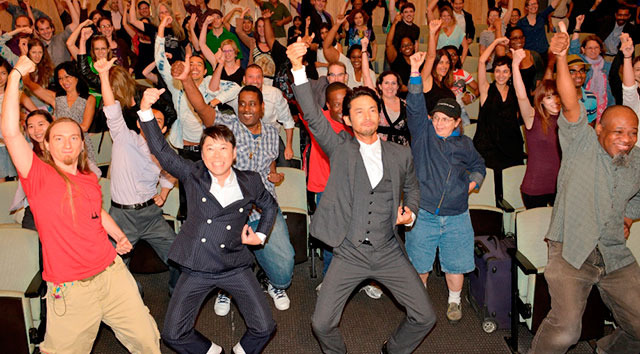 阿部サダヲ＆竹野内豊／『謝罪の王様』 in N.Y.プレミア