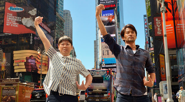 阿部サダヲ＆竹野内豊／『謝罪の王様』 in N.Y.プレミア