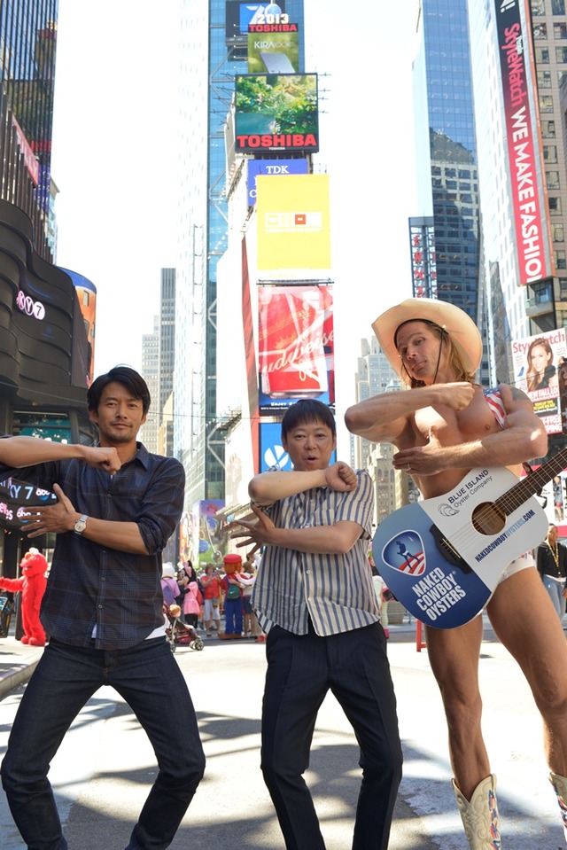 阿部サダヲ＆竹野内豊／『謝罪の王様』 in N.Y.プレミア