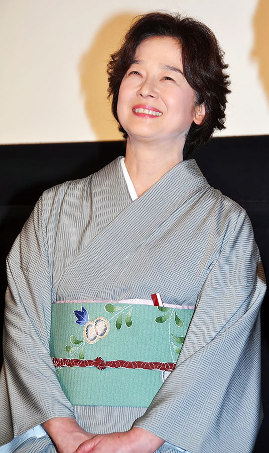 田中裕子／『共喰い』初日舞台挨拶