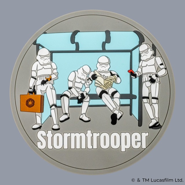 ラバーコースター（STAR WARS/ユニークアート）(C) & TM Lucasfilm Ltd.