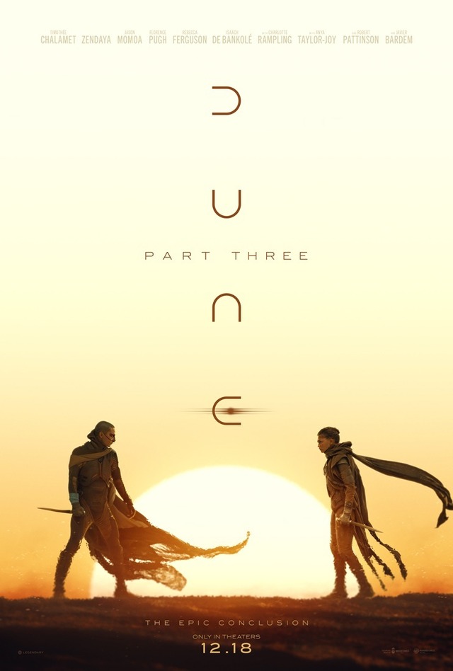 『デューン砂の惑星PART3』（C）2026 Warner Bros. Entertainment Inc. and Legendary. Allrights reserved.