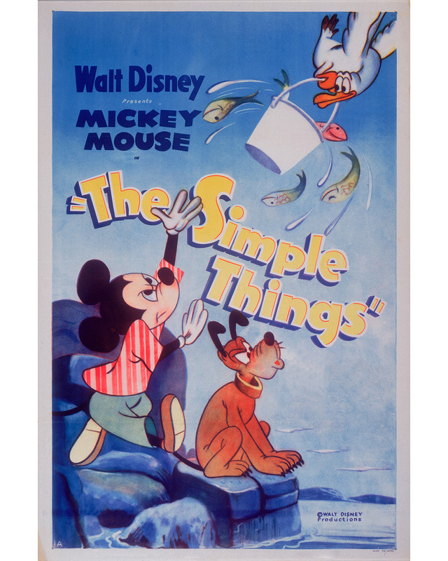 TINY GARDEN PRODUCTS / “THE SIMPLE THINGS” (1953) 『ミッキーの魚釣り』©Disney