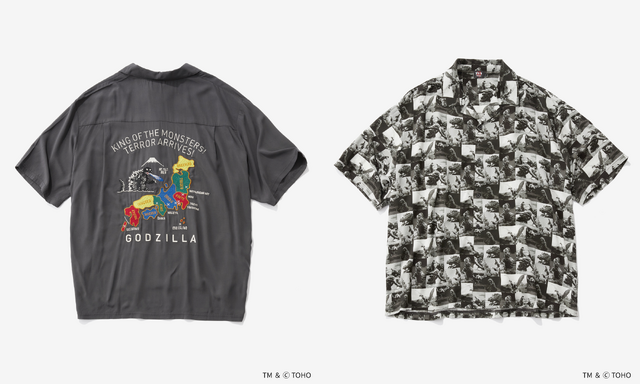 「ゴジラ」シャツ 7,000円（税込）