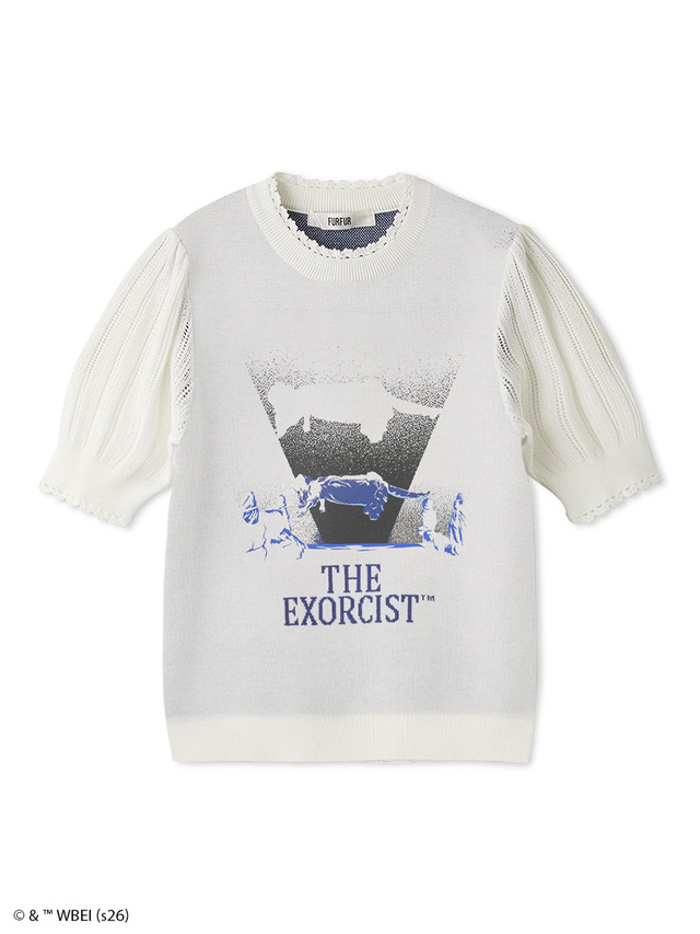 【THE EXORCIST】ハーフスリーブニット　WHT