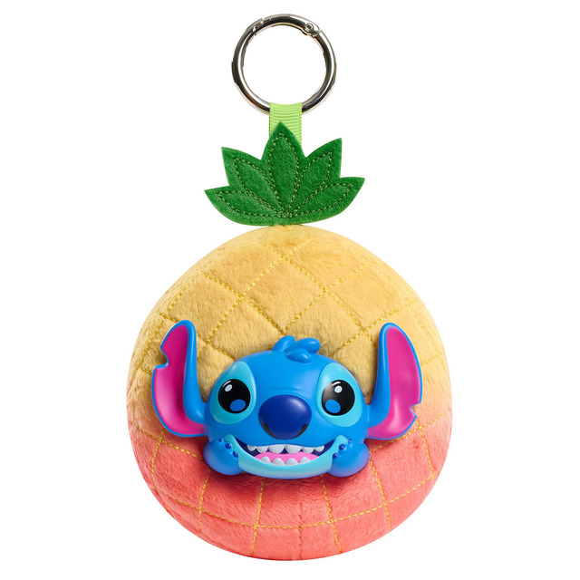 スティッチ（パイナップル）「ディズニー」ぬいぐるみキーチェーン　パフューム・スタイル