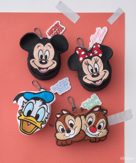 【Mickey&Friends】フェイスポーチチャーム