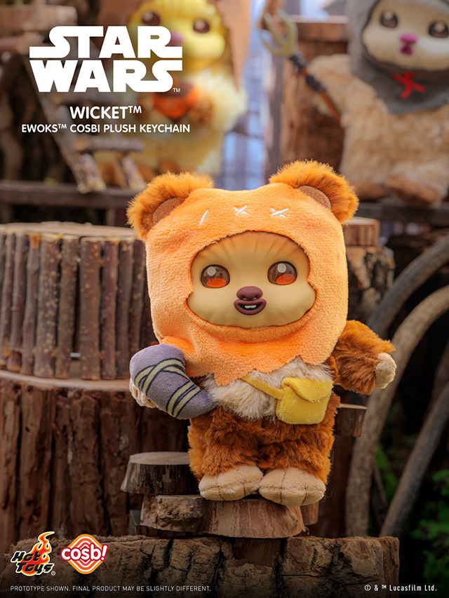 ウィケット　コスビ・ぬいぐるみキーチェーン『スター・ウォーズ／イウォーク物語』トレーディング・シリーズ2
